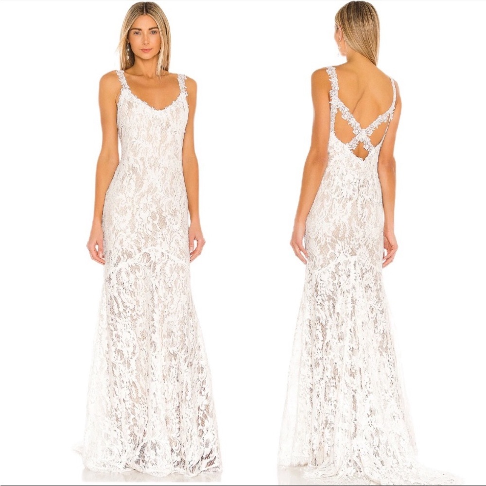 NEW NWT HEARTLOOM Della Gown in Ivory